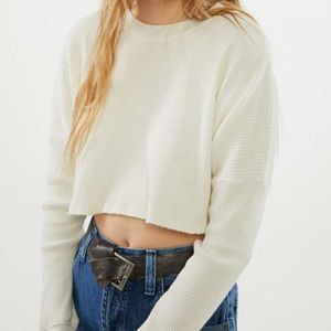 Out From Under Thermal Cropped Top